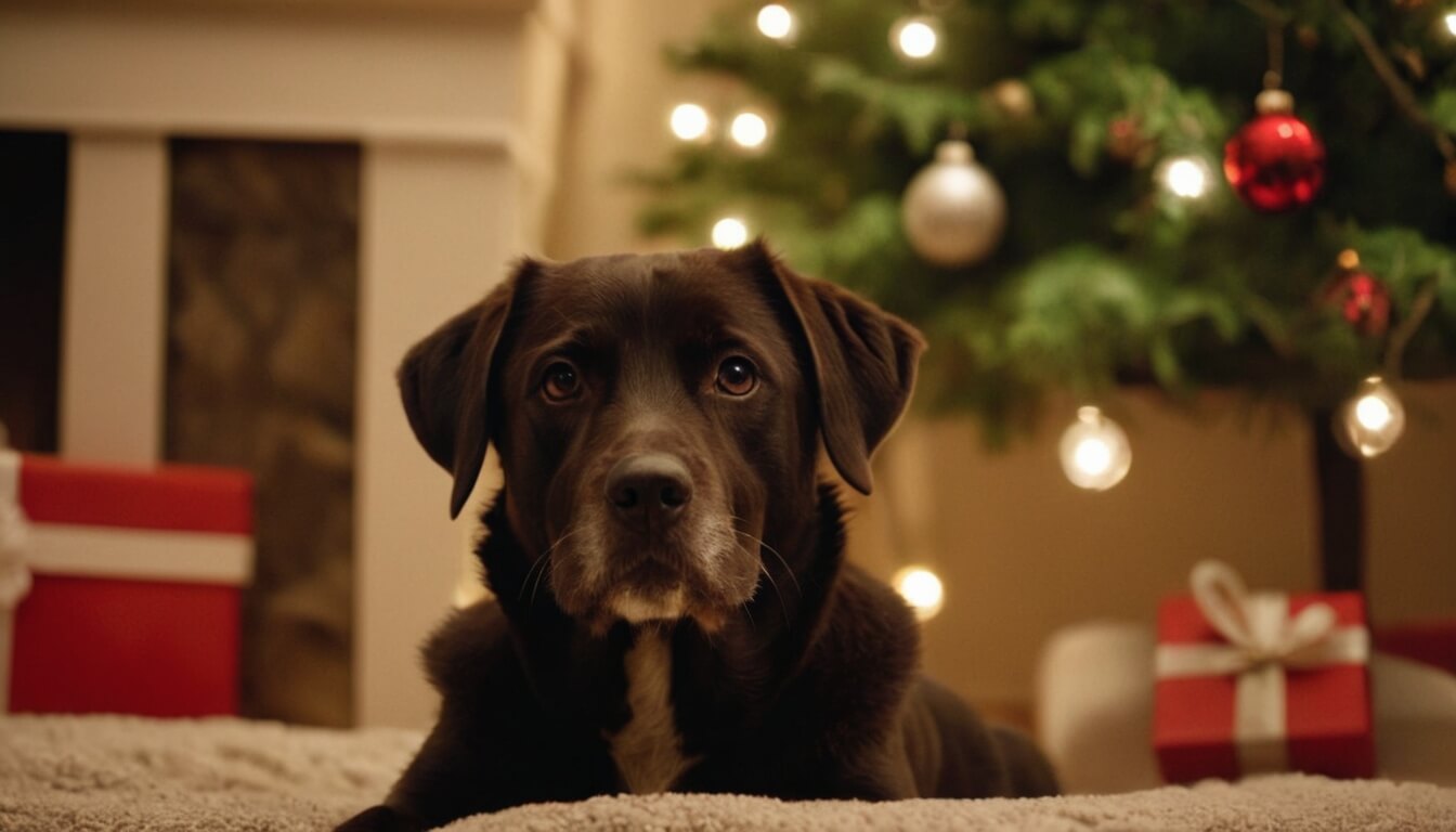 Weihnachten mit Hund