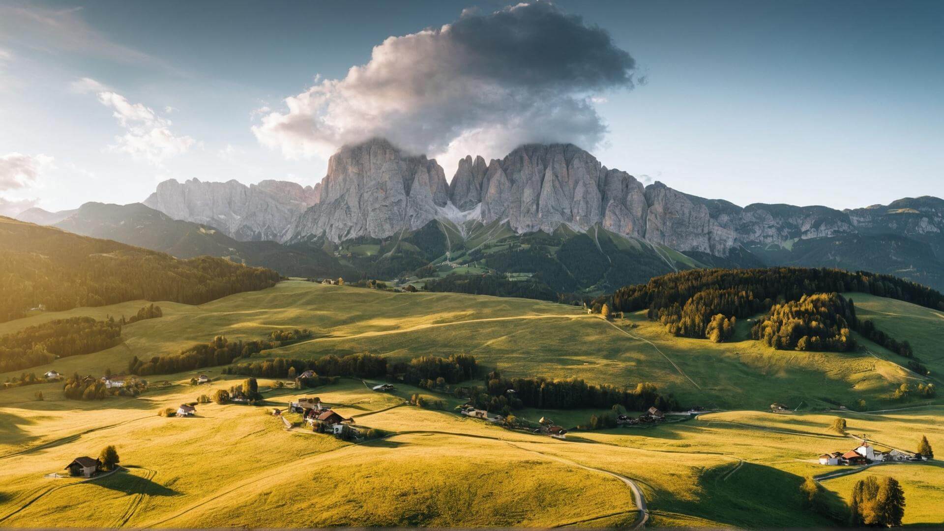 Welche Berge sieht man von der Seiser Alm?