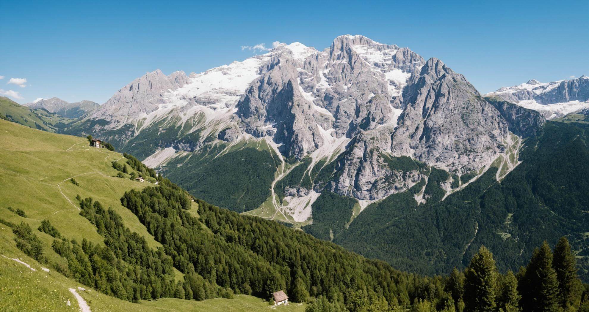 Wie lang ist die Abfahrt auf der Marmolada?